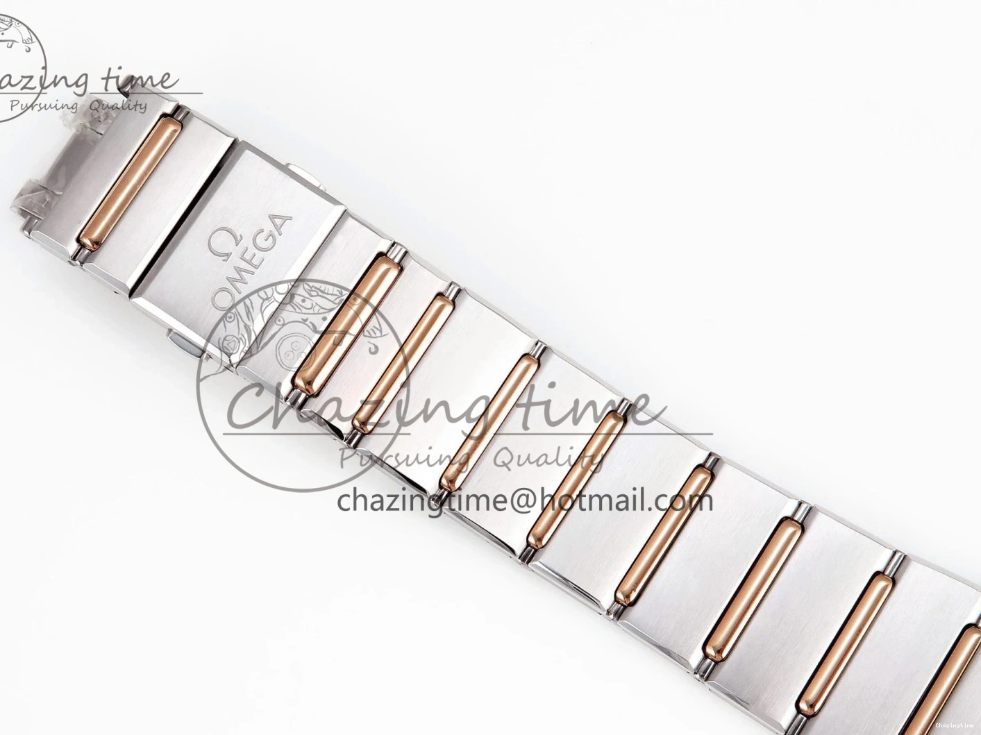0414 Constellation 39mm SS RG ASWF 1:1 Best Edition White Diamonds Dial on SS RG Bracelet A Minimalist 7772